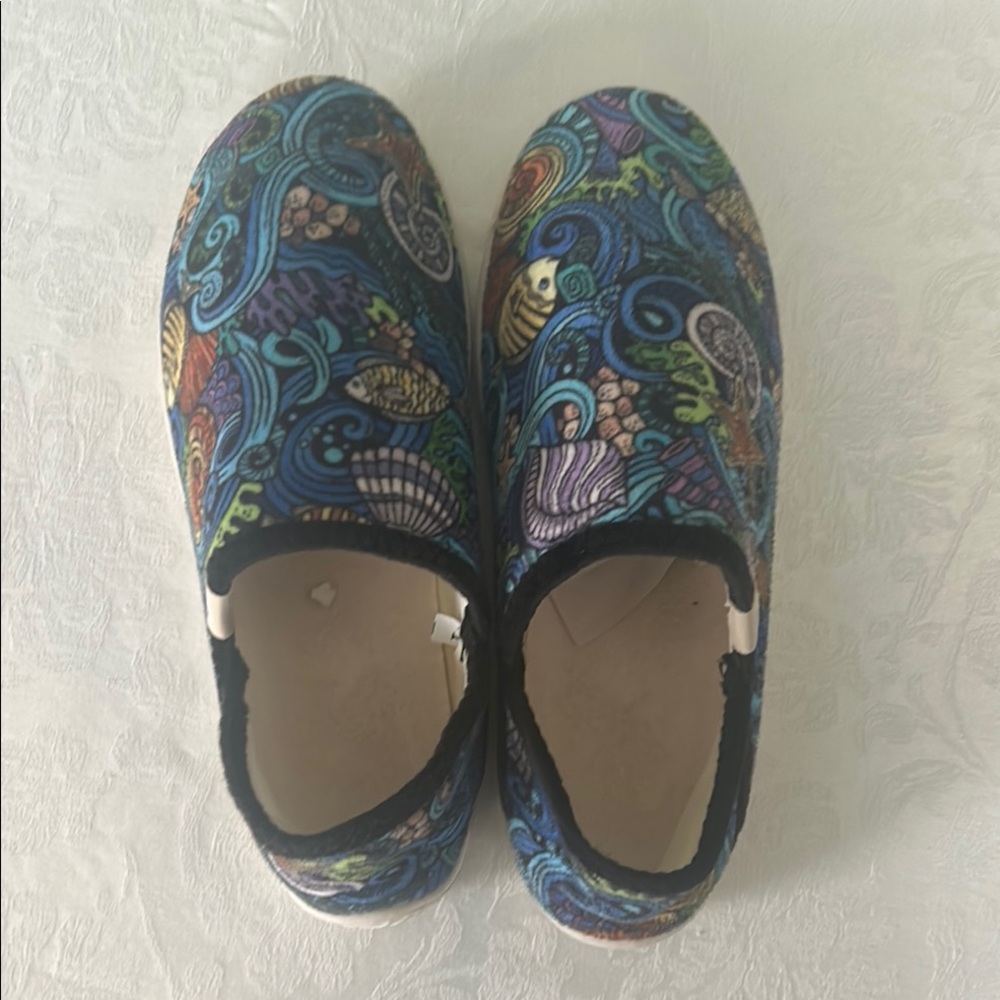 Colorful Patterned Slip-On Shoes